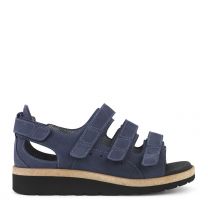 New Feet Sandal Kalveskind Jeansblå 