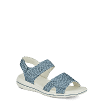 Green Comfort Blå Sandal lax läder