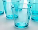 Rika lättgrepp glas blå