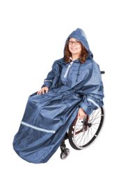Rolko Regnslag med ærmer kørestolsbruger 