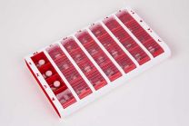 Pillbox Red Schine Str. L 7 dagar